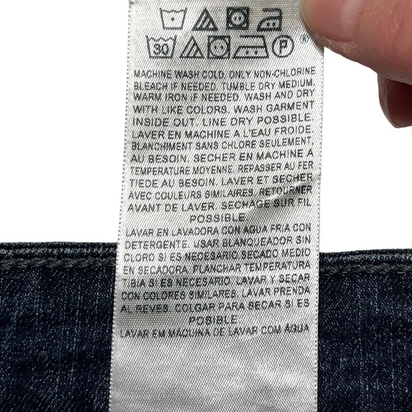 Signature by Levi Strauss & Co. Modern Skinny Dark Wash Jeans Size 12 L/C - Picture 9 of 13